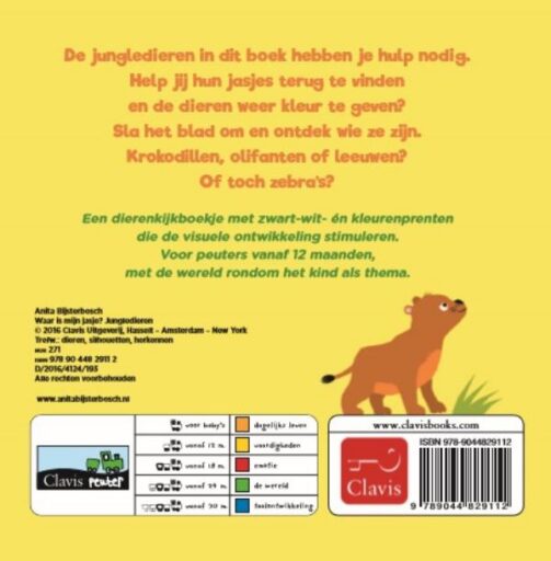 Boek Waar Is Mijn Jasje Jungledieren