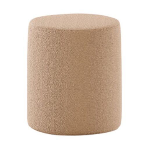 Poef Boucle Nature Bruin Vipack