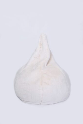 Zitzak Peer Fake Furr White/Beige Sit On It