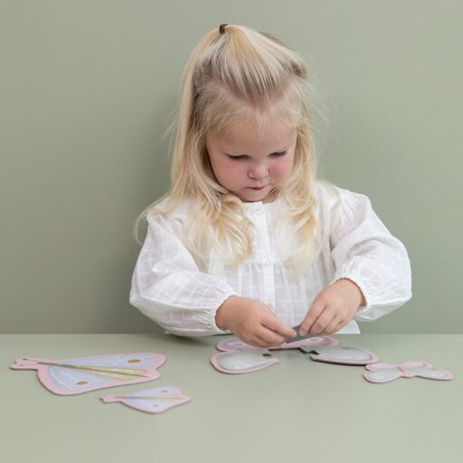 Puzzel Flowers & Butterflies 6 in 1 Little Dutch