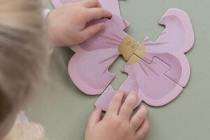 Puzzel Flowers & Butterflies 6 in 1 Little Dutch