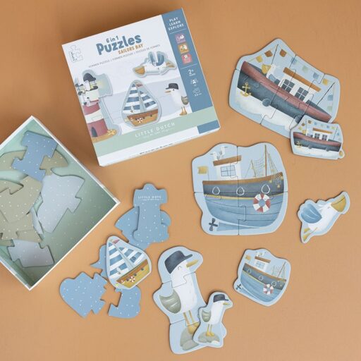 Puzzel Sailors Bay 6 in 1 Little Dutch
