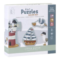Puzzel Sailors Bay 6 in 1 Little Dutch