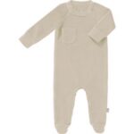 Kruippakje Velours Sandshell Newborn Fresk