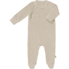 Kruippakje Velours Sandshell Newborn Fresk