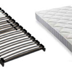 SET LATTENBODEM VLAK + MATRAS POCKETVEREN 90CM