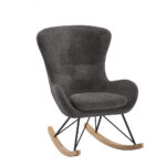 Vipack Schommelstoel Rocky Boucle Antraciet