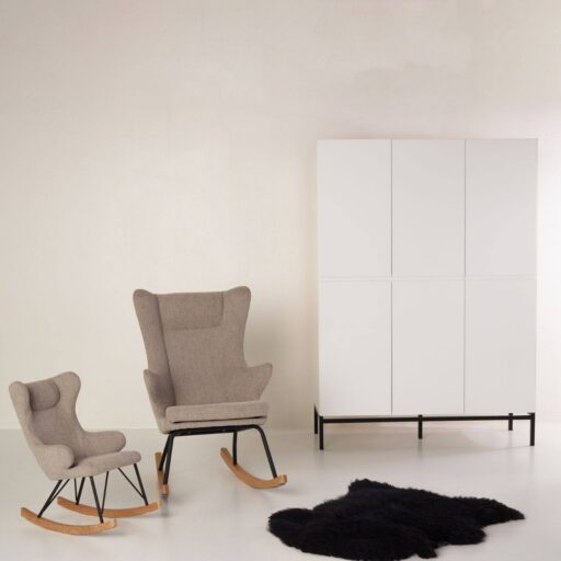Quax Schommelstoel De Luxe Adult Sand Grey