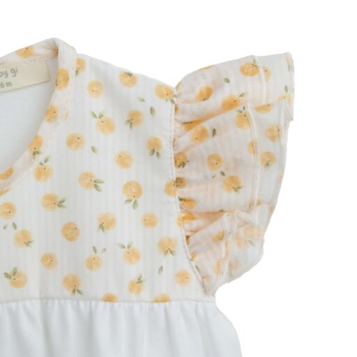 Romper Fruity Ivory 6M Baby Gi