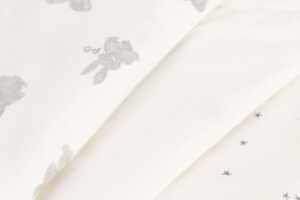 Rompers Overslag KM Rabbit 6M Set 3 Petit Bateau