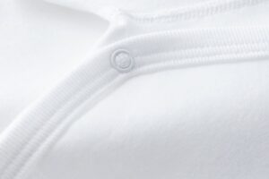 Rompers Overslag KM Wit 6M Petit Bateau