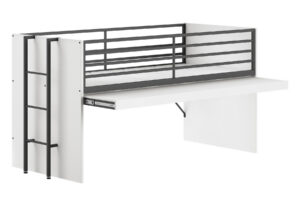 HALFHOOGSLAPER 90 X 200 MET UITTREKBUREAU SAM WIT