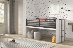 HALFHOOGSLAPER 90 X 200 MET UITTREKBUREAU SAM WIT