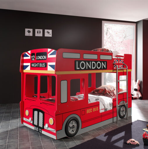 AUTOBUS ‘LONDON’ STAPELBED 90 X 200 VIPACK