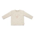 T-shirt Offwhite Lange Mouw Maat 74 Little Dutch