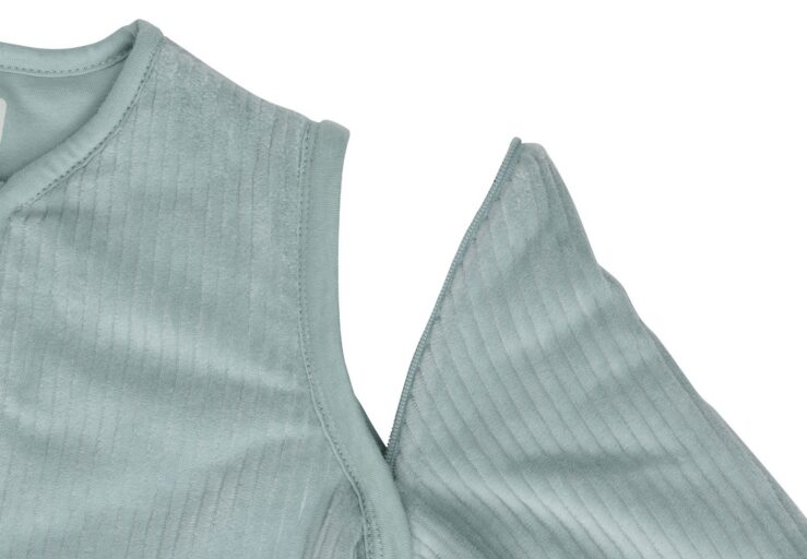 Slaapzak Rib Sea Green 90 Cm Jollein