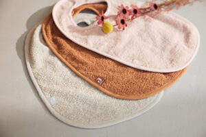 Slabbetjes Pink/Nougat/Caramel Jollein