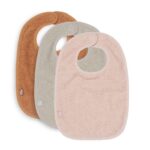 Slabbetjes Pink/Nougat/Caramel Jollein