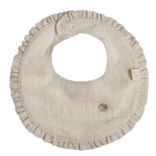 Slabbetje Cream Linen Baby Gi