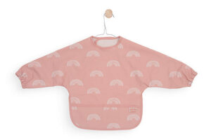 Slabbetje Met Mouwen Rainbow Pink Jollein