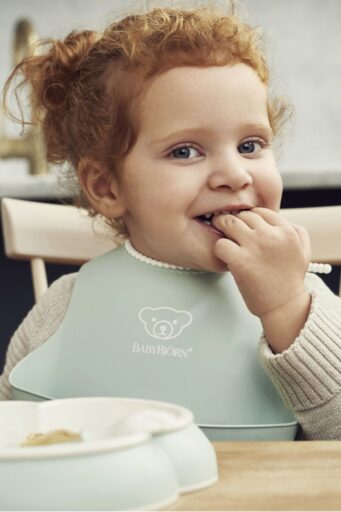 Slabbetje Pastelgroen Babybjorn