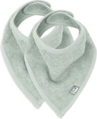 Slabbetjes Bandana Ash Green Set 2 Jollein