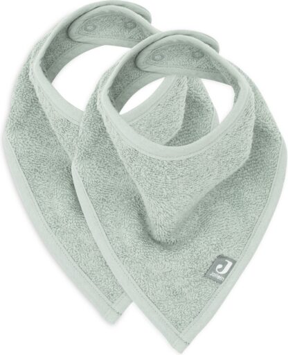 Slabbetjes Bandana Ash Green Set 2 Jollein