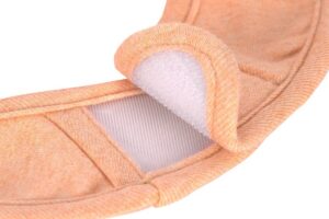 Slabbetjes Newborn Apricot/Light Grey/Nature Set 3 Lässig