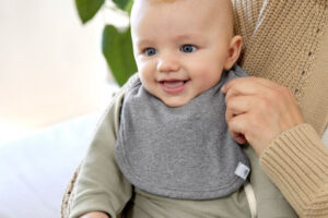 Slabbetjes Newborn Dark Grey/Light Grey/Nature Set 3 Lässig