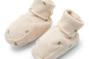 Slofjes Green Leaves Maat 44/56 Little Dutch