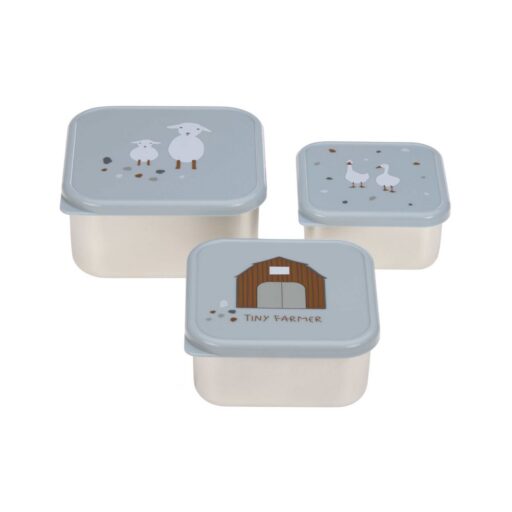 Snackdoosjes Tiny Farmer Blue Lässig