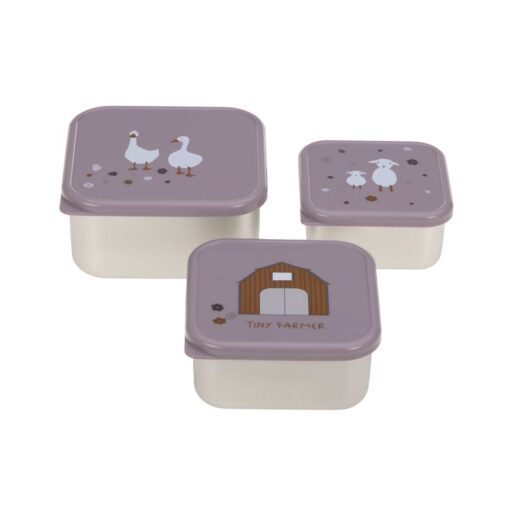 Snackdoosjes Tiny Farmer Lilac Lässig