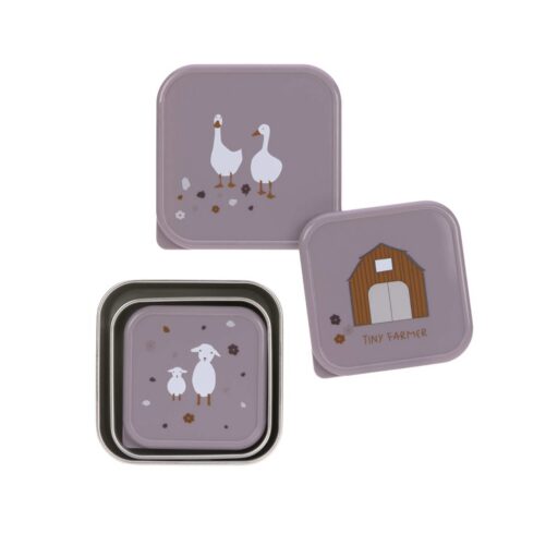 Snackdoosjes Tiny Farmer Lilac Lässig