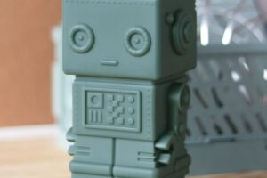 Spaarpot Robot Donker Salie A Little Lovely Company