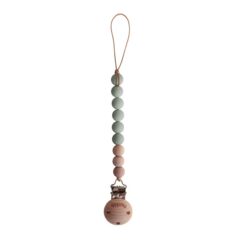 Speenkoord Cleo Sage en Wood Mushie