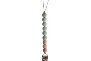 Speenkoord Cleo Sage en Wood Mushie