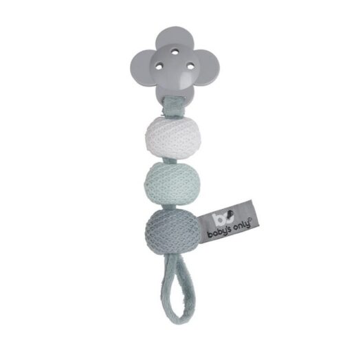 Speenkoord Stonegreen/Mint/Wit Baby’s Only