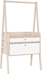 COMMODE MET 2 LADEN / WIT SPOT