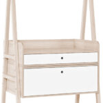 COMMODE MET 2 LADEN / WIT SPOT