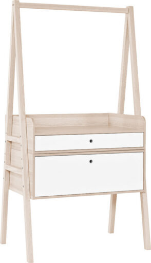 COMMODE MET 2 LADEN / WIT SPOT