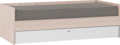 BED 090 X 200 + OPBERGLADE FRONT WHITE SPOT