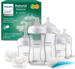 Starterset Natural 3.0 Glas 5 Flessen Avent