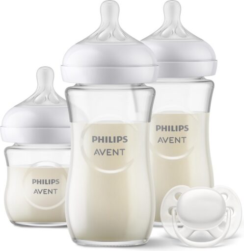 Starterset Natural 3.0 Glas 3 Flessen Avent