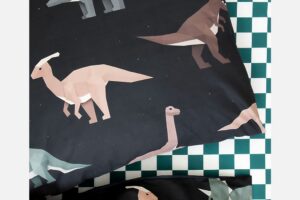 Studio Ditte Dekbedovertrek Dinosaurus Donker
