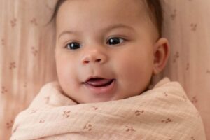 Swaddle Doek Pure Blossom 120×120 Cm Little Dutch
