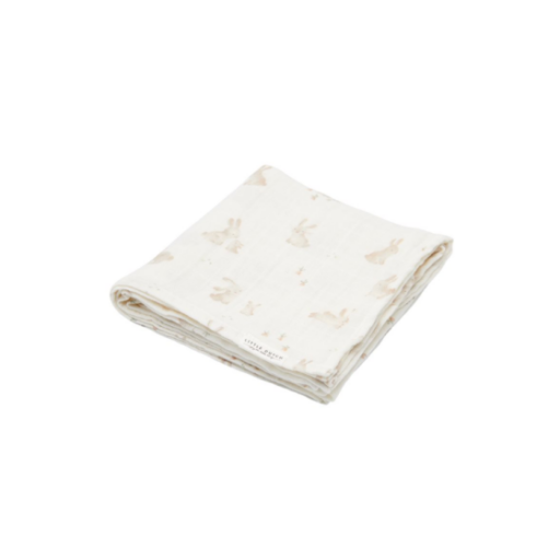 Swaddle Doek Baby Bunny 120×120 Cm Little Dutch