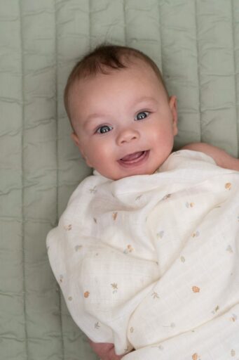 Swaddle Doek Forest Treasures 120×120 Cm Little Dutch