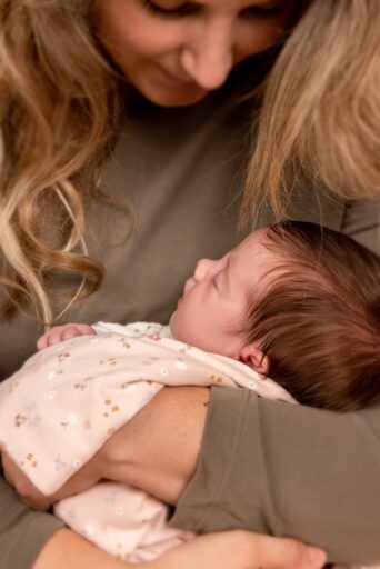 Swaddle Doek Little Pink Flowers 120×120 Cm Little Dutch