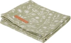 Swaddle Doek Wild Flowers Olive Little Dutch