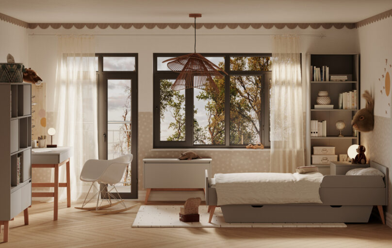 Kinderkamer Swing Grijs van Pinio